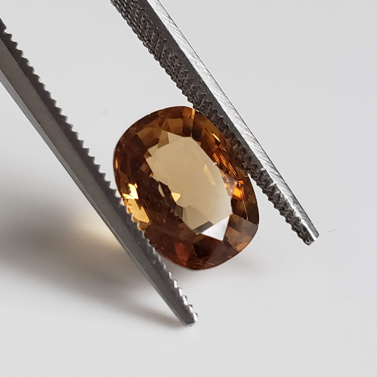  Zircon | Antique Cut | Yellow Orange | 9x7mm 1