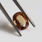  Zircon | Antique Cut | Yellow Orange | 9x7mm 1