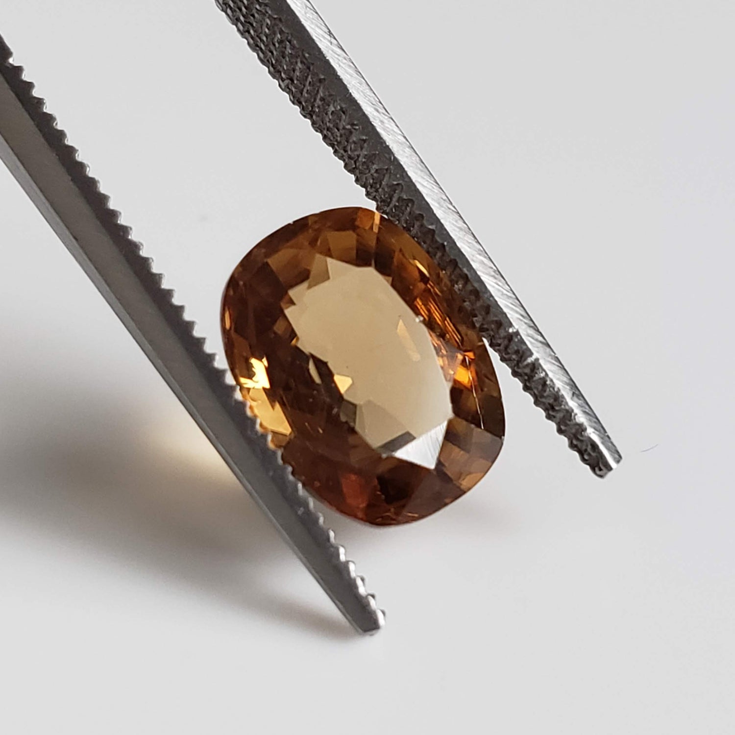  Zircon | Antique Cut | Yellow Orange | 9x7mm 1