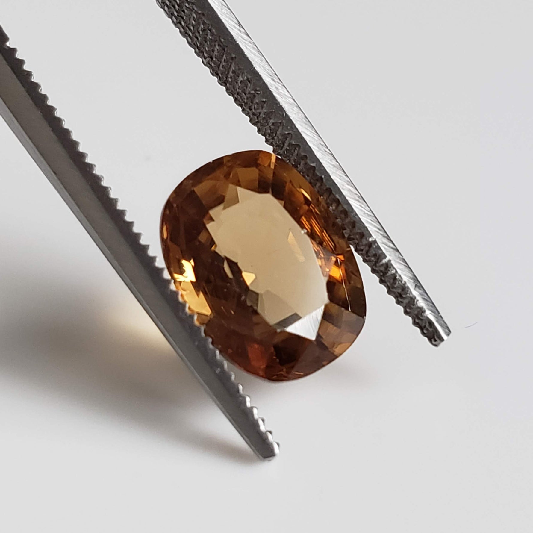  Zircon | Antique Cut | Yellow Orange | 9x7mm 1
