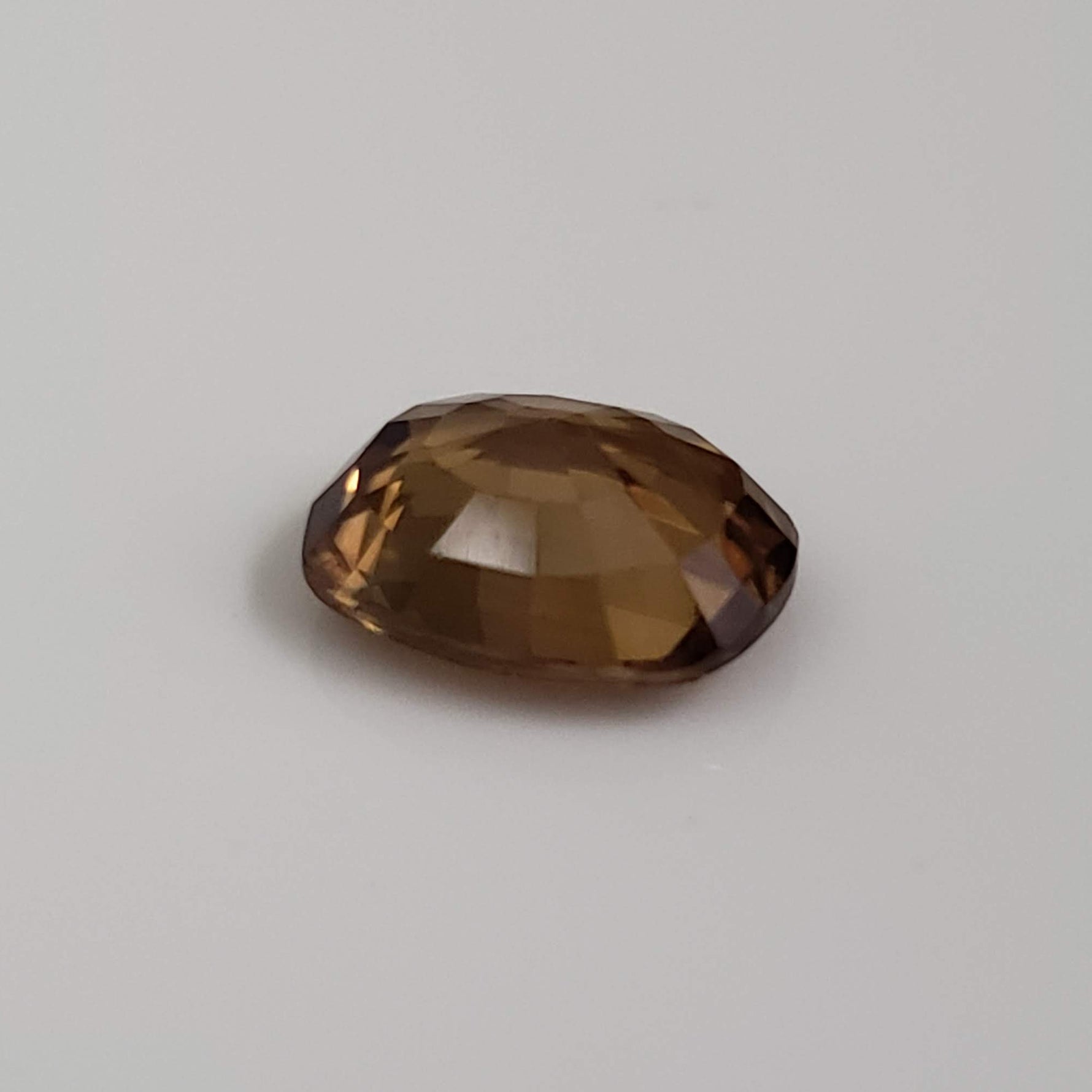  Zircon | Antique Cut | Yellow Orange | 9x7mm 6