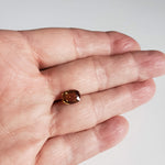  Zircon | Antique Cut | Yellow Orange | 9x7mm 7