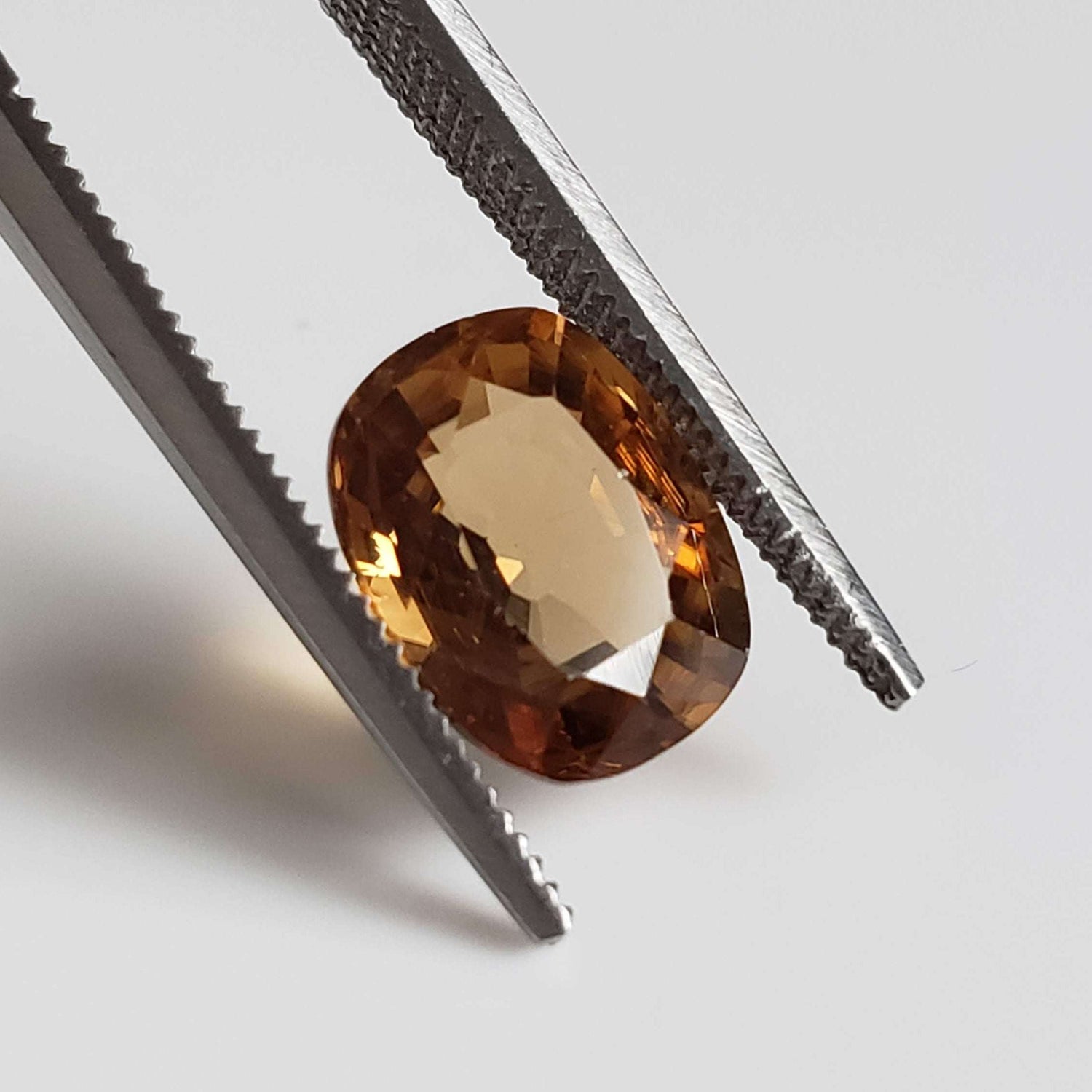  Zircon | Antique Cut | Yellow Orange | 9x7mm 1