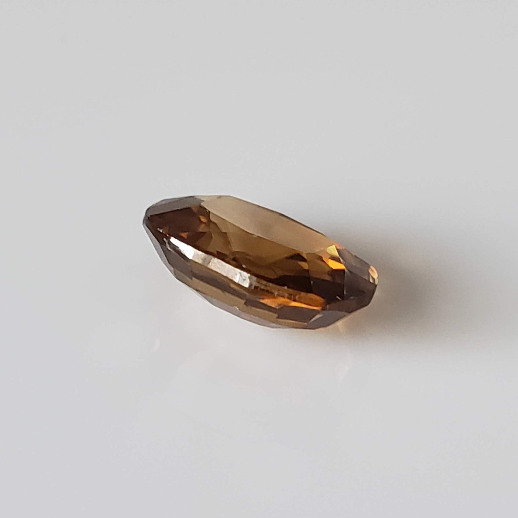  Zircon | Antique Cut | Yellow Orange | 9x7mm 5