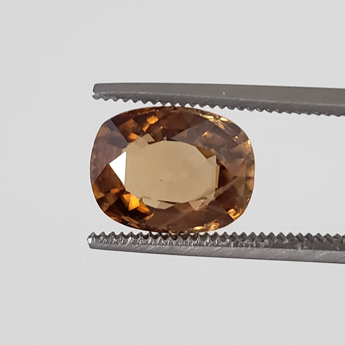  Zircon | Antique Cut | Yellow Orange | 9x7mm 1