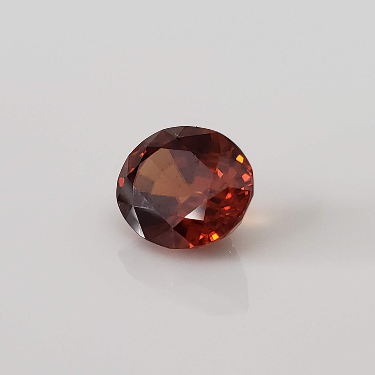  Zircon | Oval Cut | Imperial Orange | 10.8x9.3mm 6.11Ct | Vietnam 3