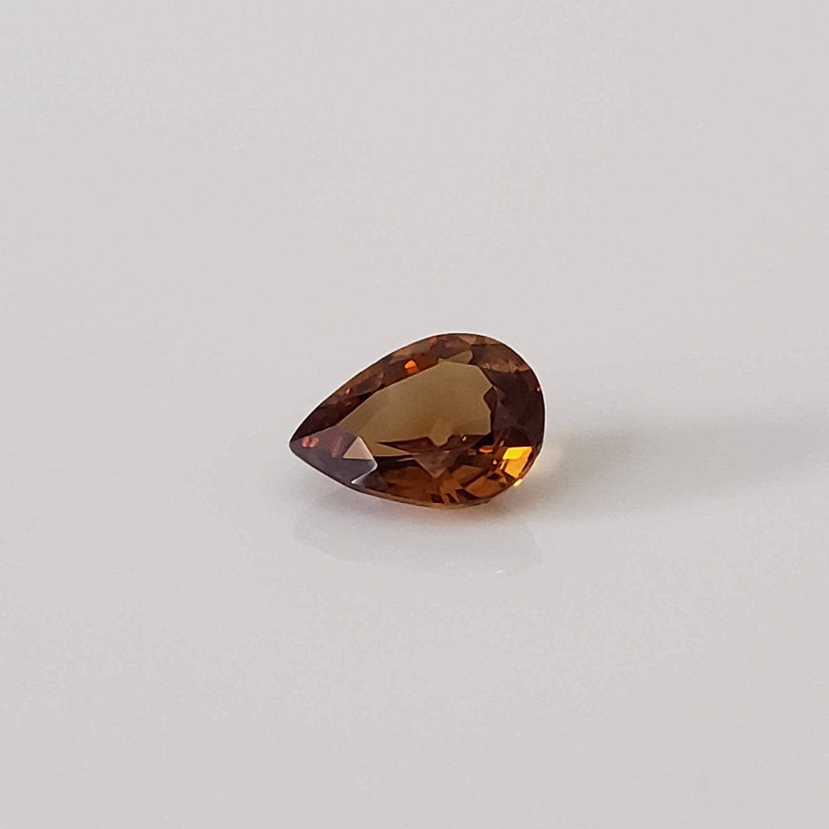  Zircon | Pear Shape Cut | Golden | 8x6mm 1.6ct | Cambodia 2