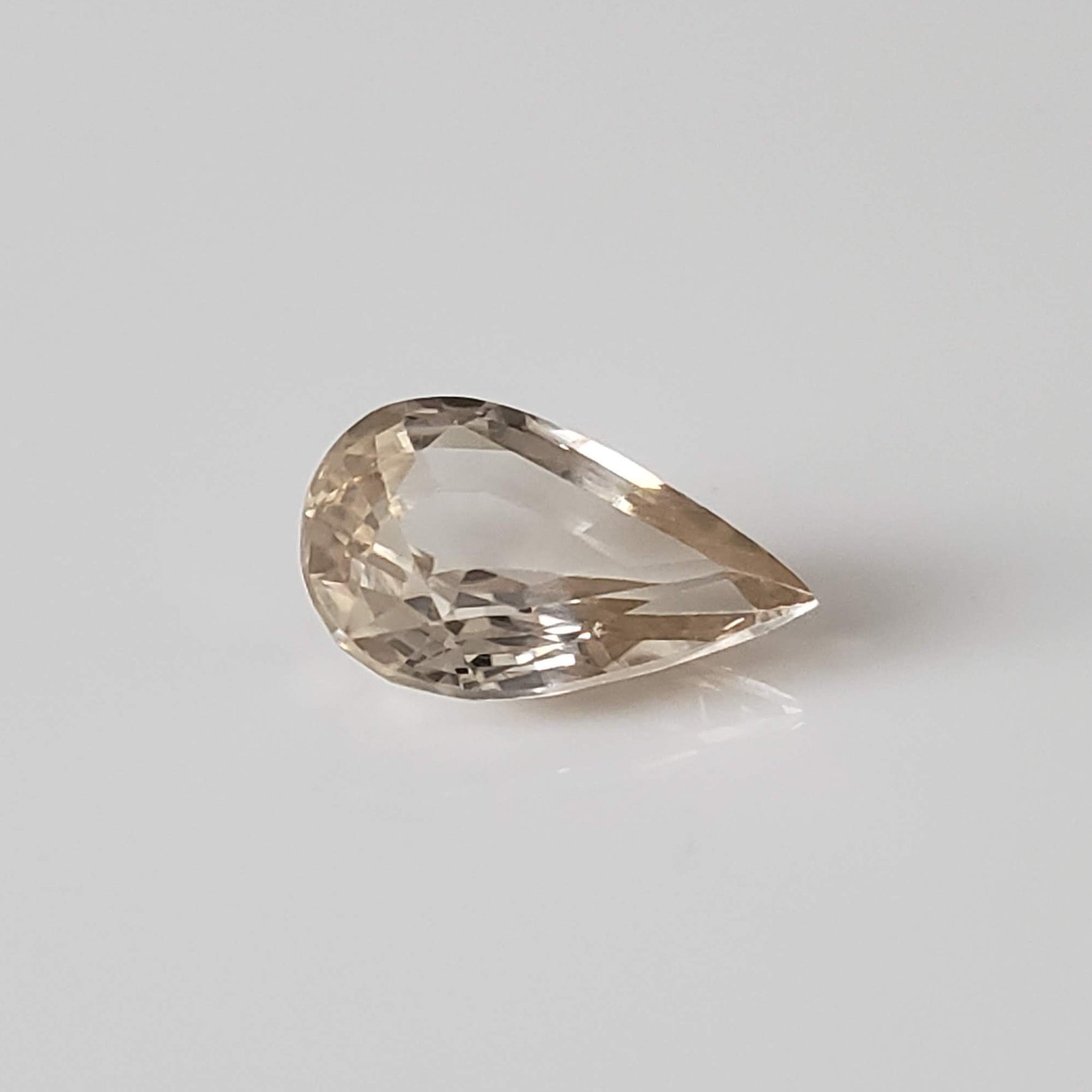  Zircon | Pear Shape Cut | Yellow | 10.7x7mm 2.7ct | Vietnam 2