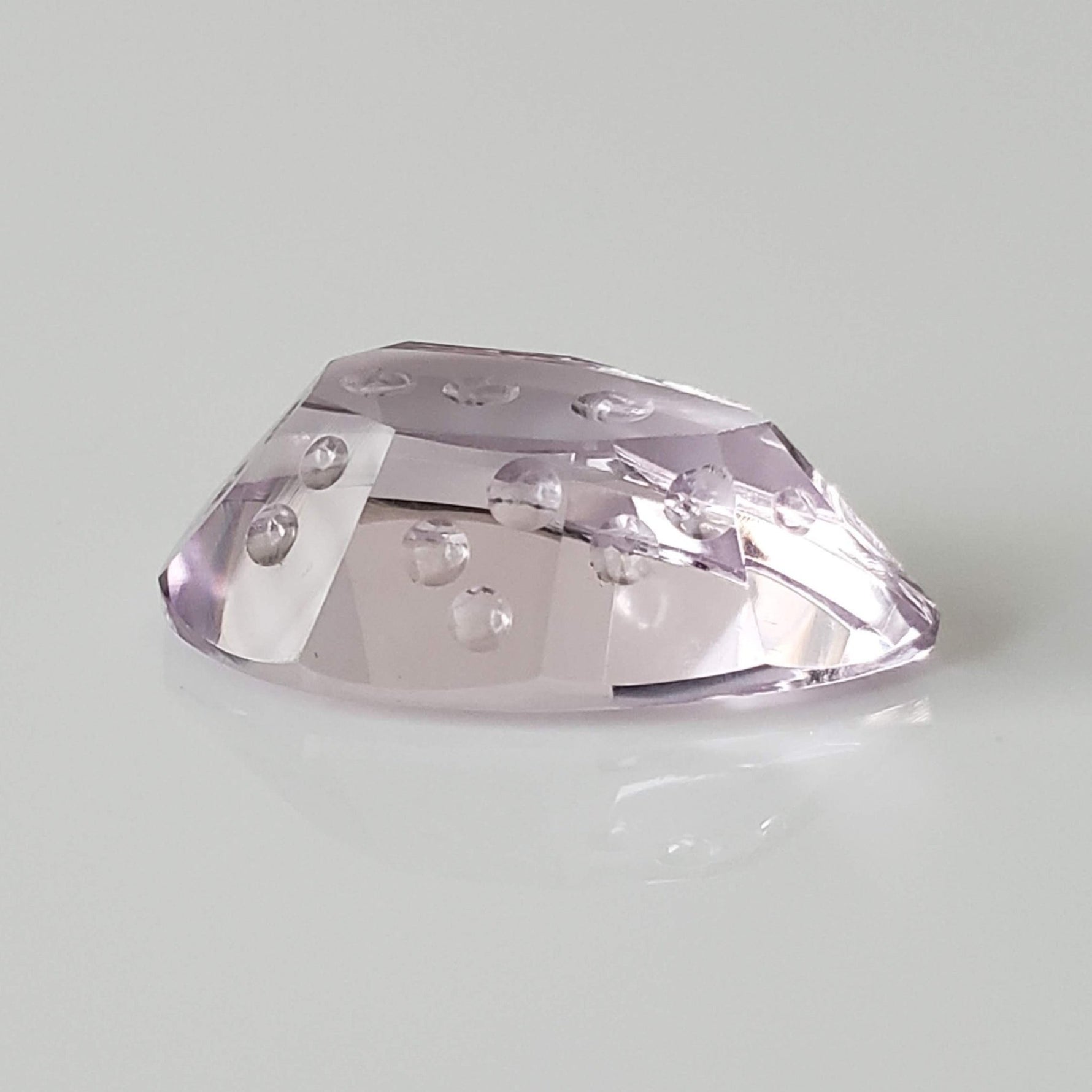 Amethyst | Laser Cut Pear Shape | Purple | 26X17mm 21.75ct 8