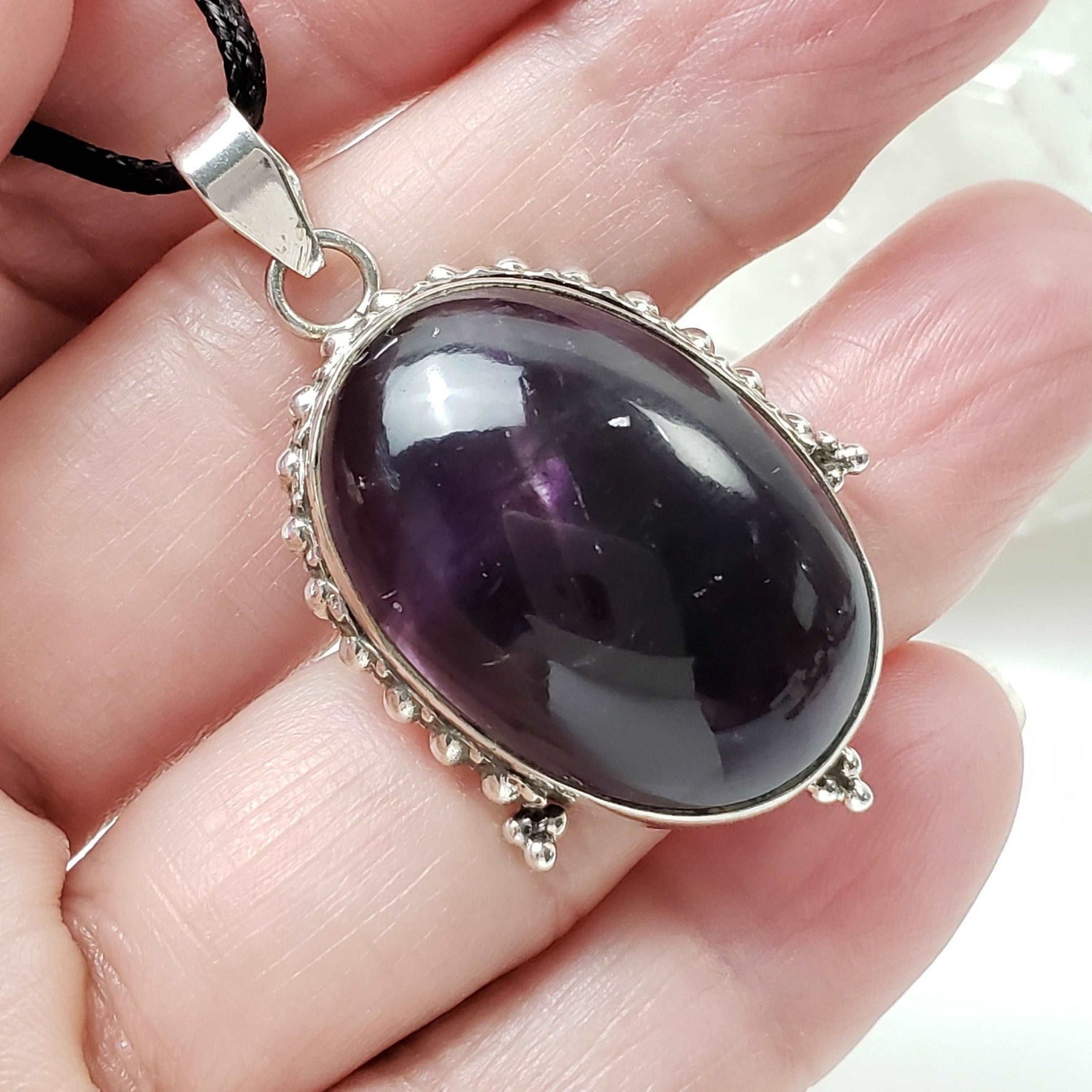   Amethyst Pendant | 925 Sterling Silver 