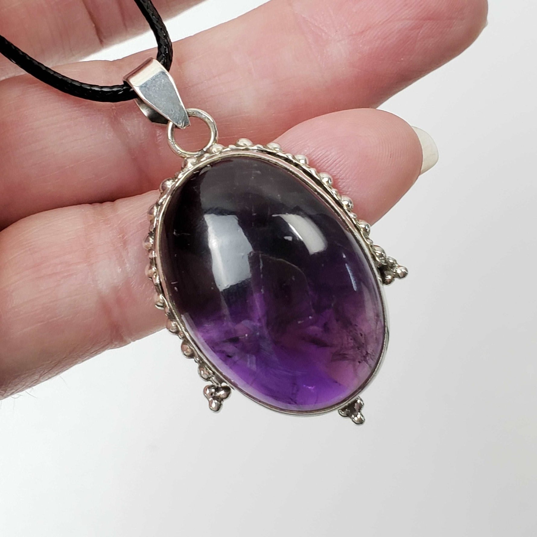   Amethyst Pendant | 925 Sterling Silver 