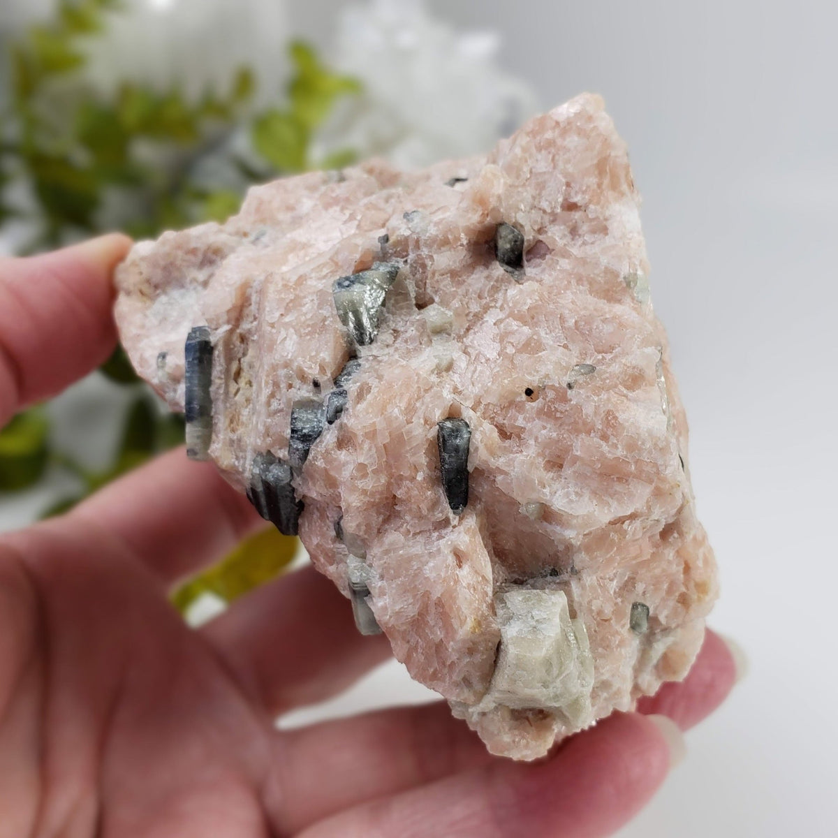 Apatite Crystals | Calcite Matrix Mineral | 662 Gr | Eastern Ontario, Canada