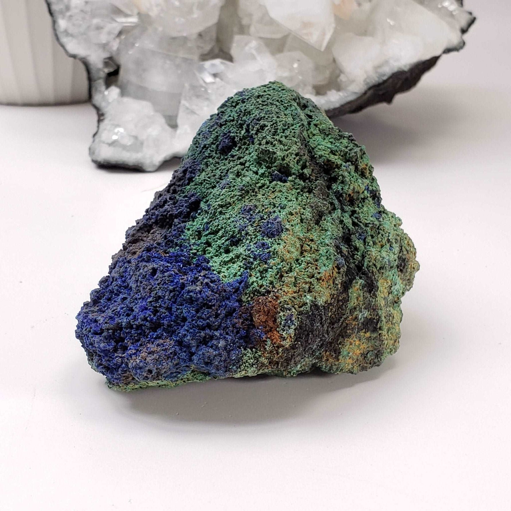  Azurite and Malachite Crystal 307 grams from Toussit, Morocco 