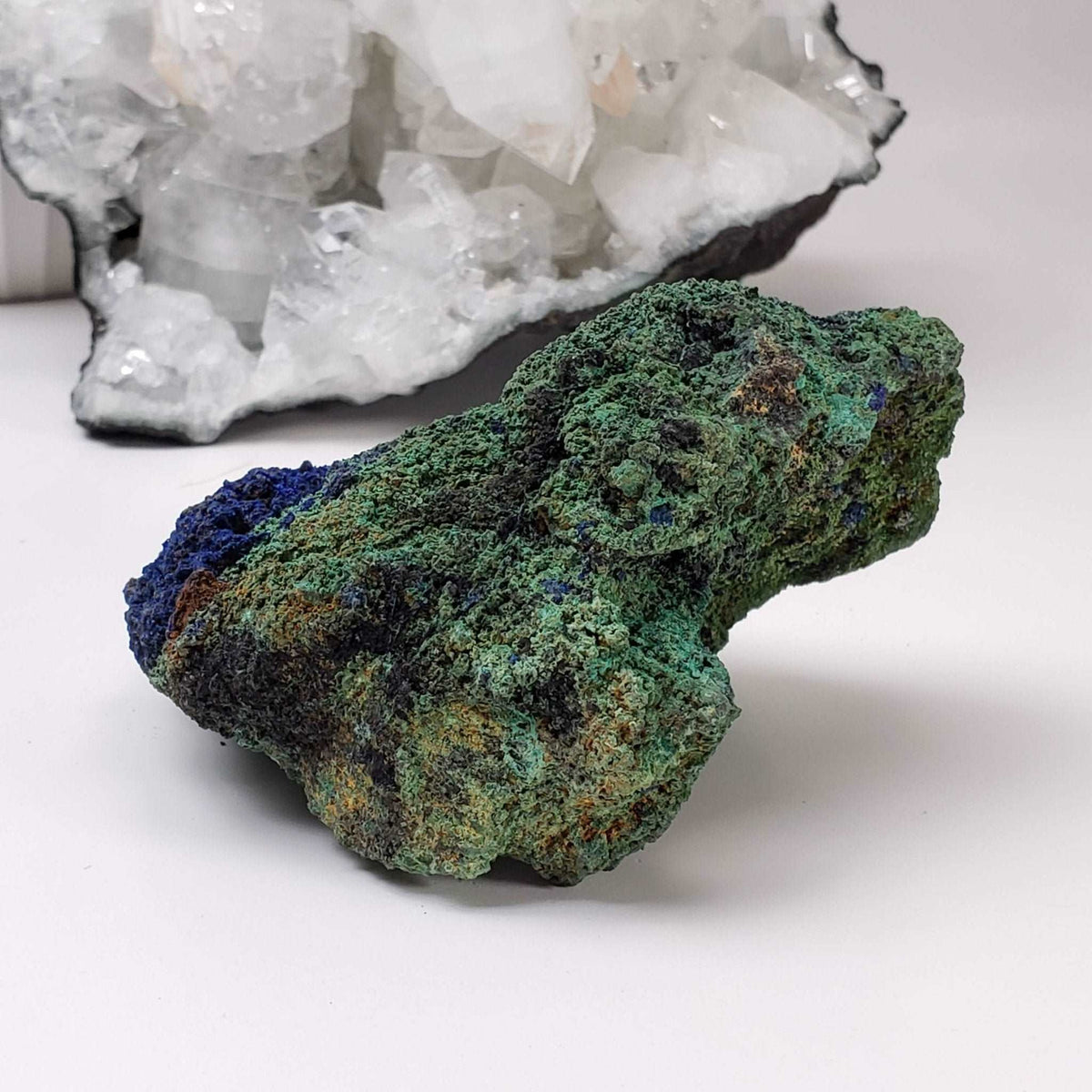  Azurite and Malachite Crystal 307 grams from Toussit, Morocco 