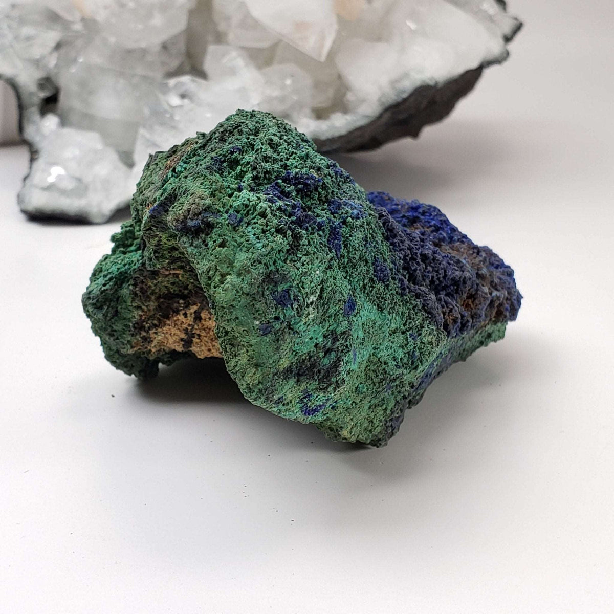  Azurite and Malachite Crystal 307 grams from Toussit, Morocco 