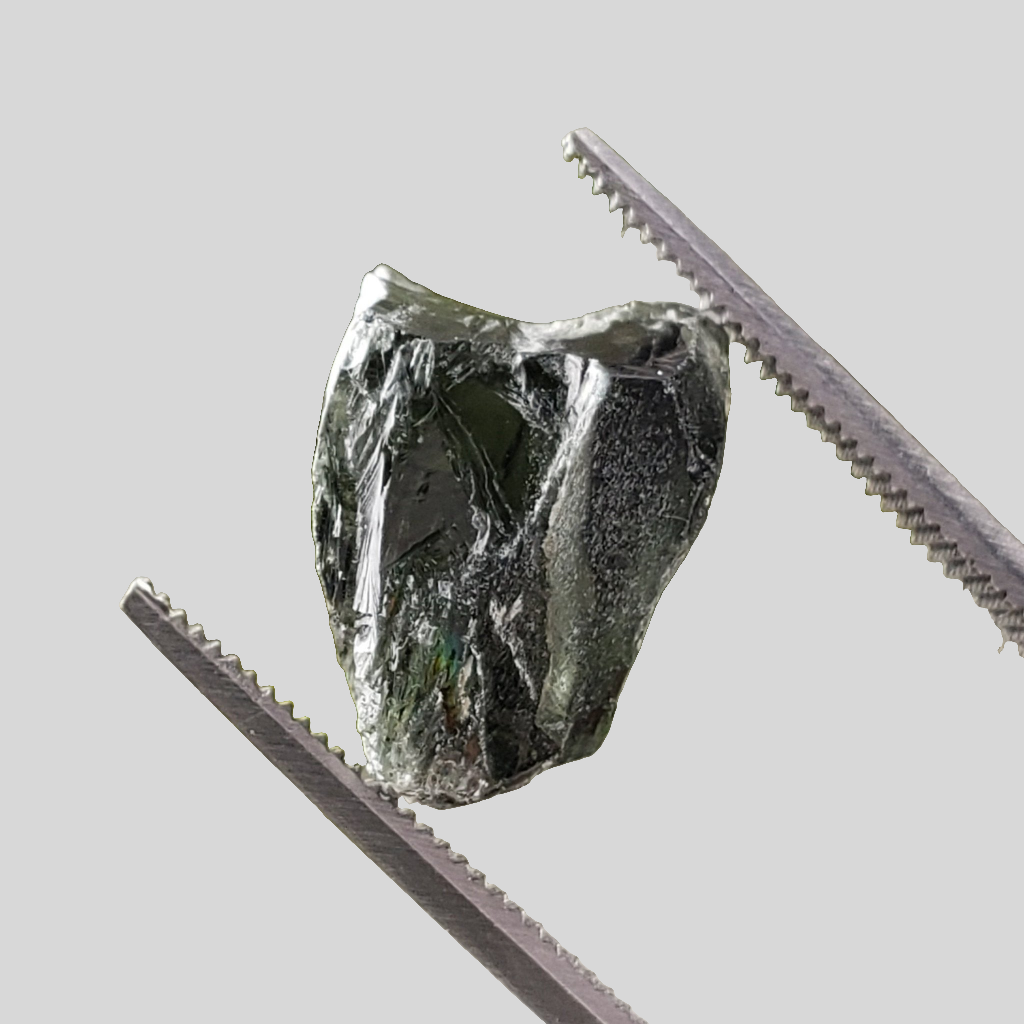 Chrome Diopside | Rough Crystal | Dark Green Mineral | 6.4ct | Africa | Canagem.com