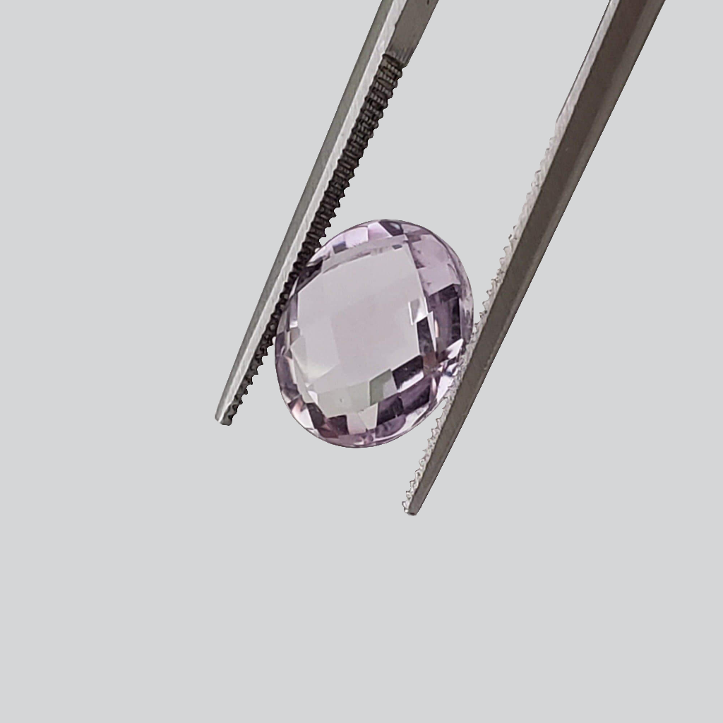 Améthyste | Coupe ovale double face | Violet | 11x9mm 3.6ct
