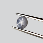  Star Sapphire | Oval Cabochon | Blue | 7x6.5mm 2.4ct | Myanmar 