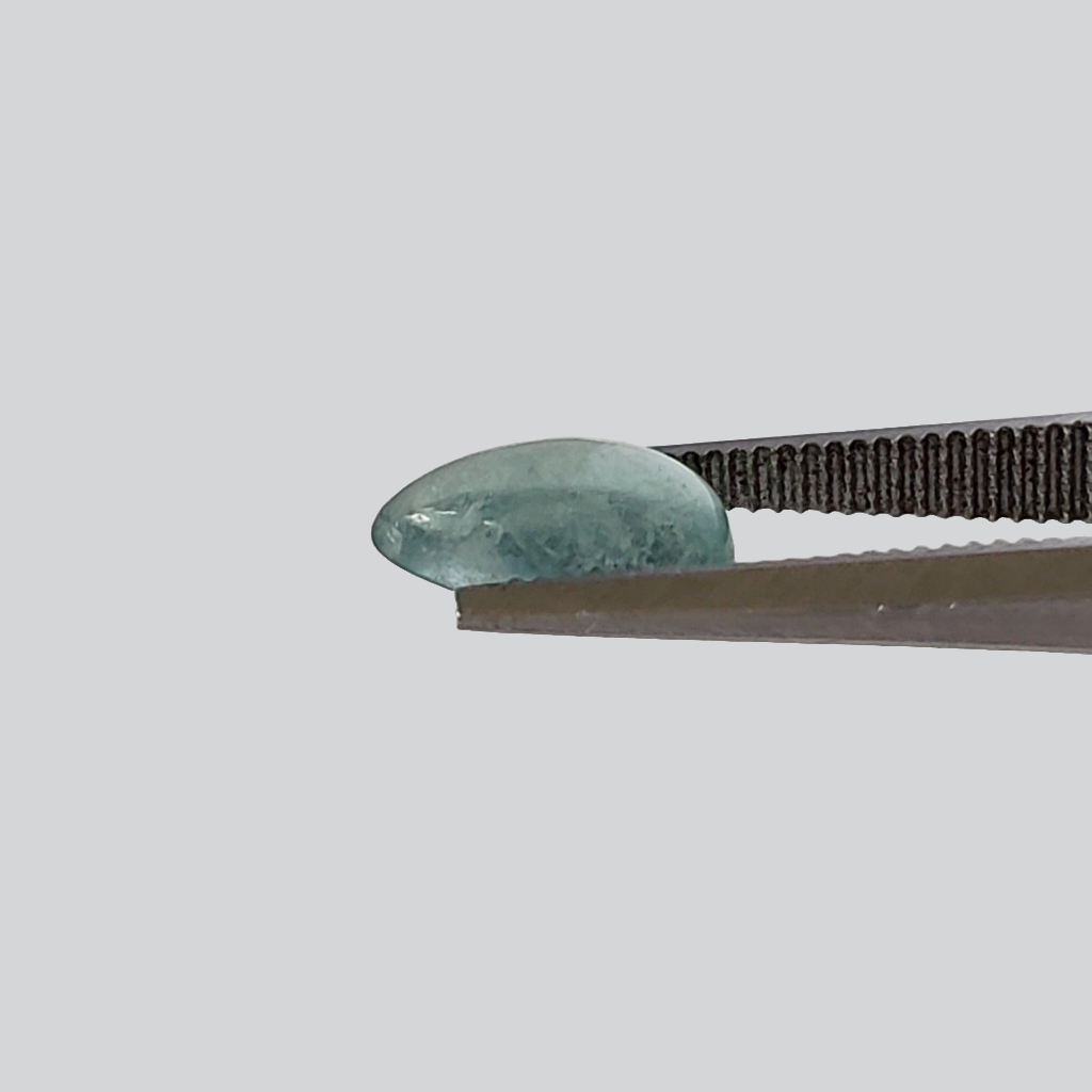 Fluorite | Pear Shape Cabochon | Neon Green | 8x5mm 1.0ct