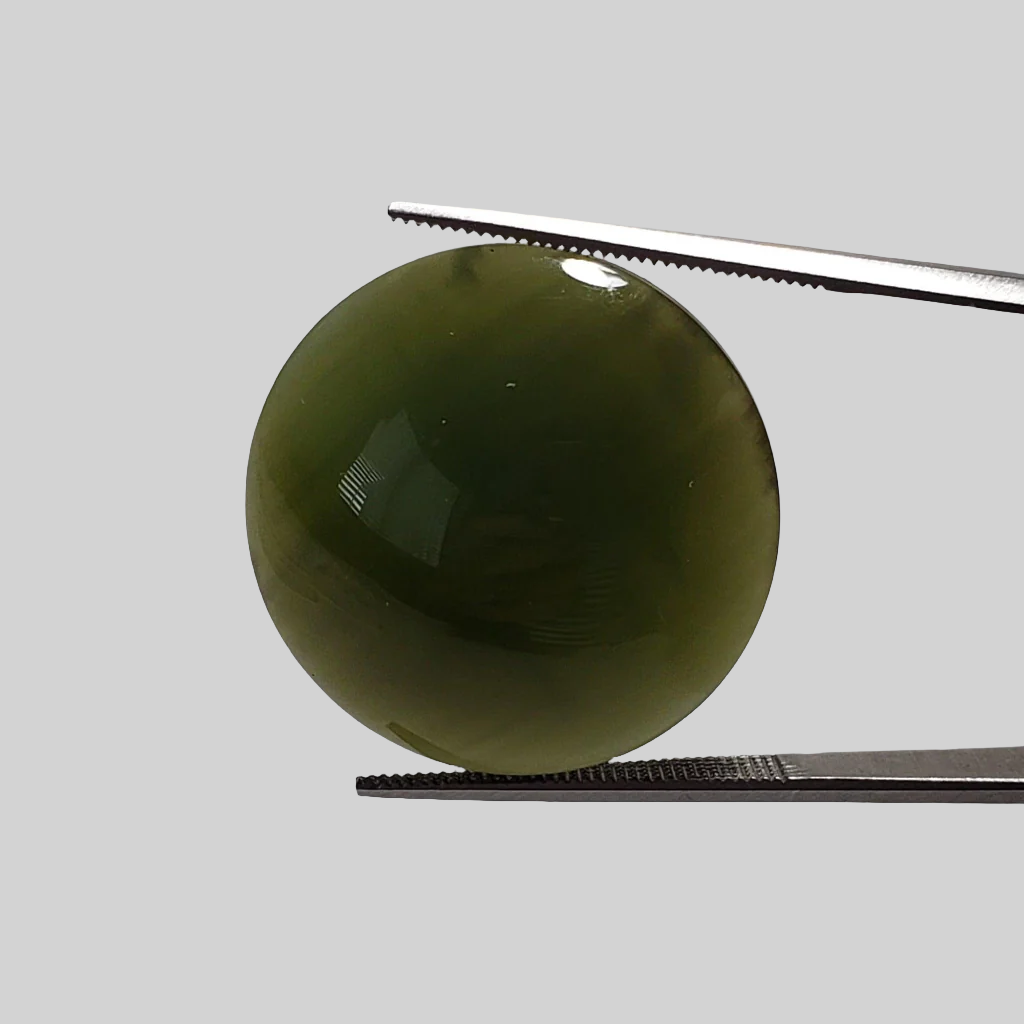  Jade | Round Cabochon | Green Jade | 24 mm 28.40ct | Africa 