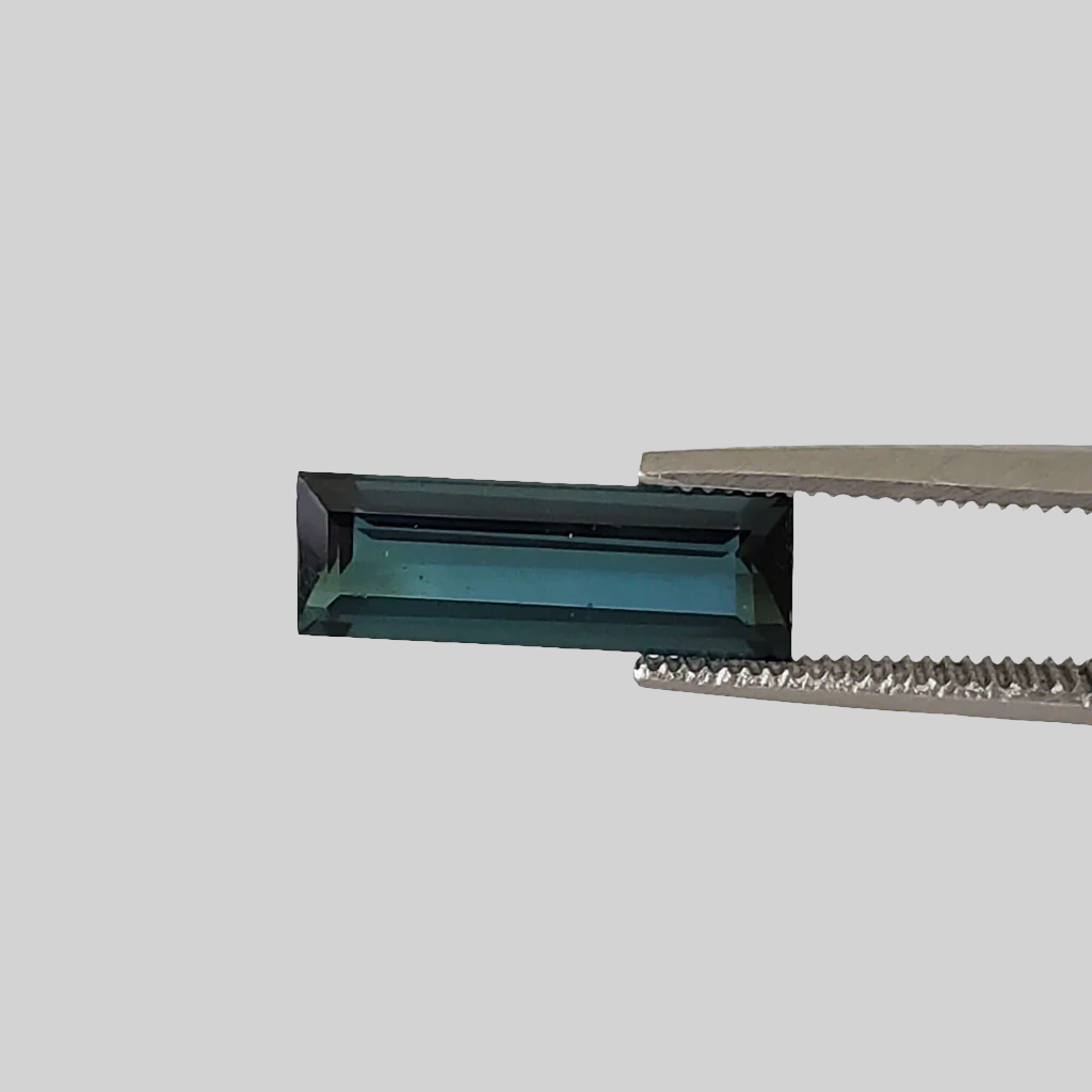  Tourmaline | Baguette Cut | Neon Blue | 13x4.5mm 2.04ct 