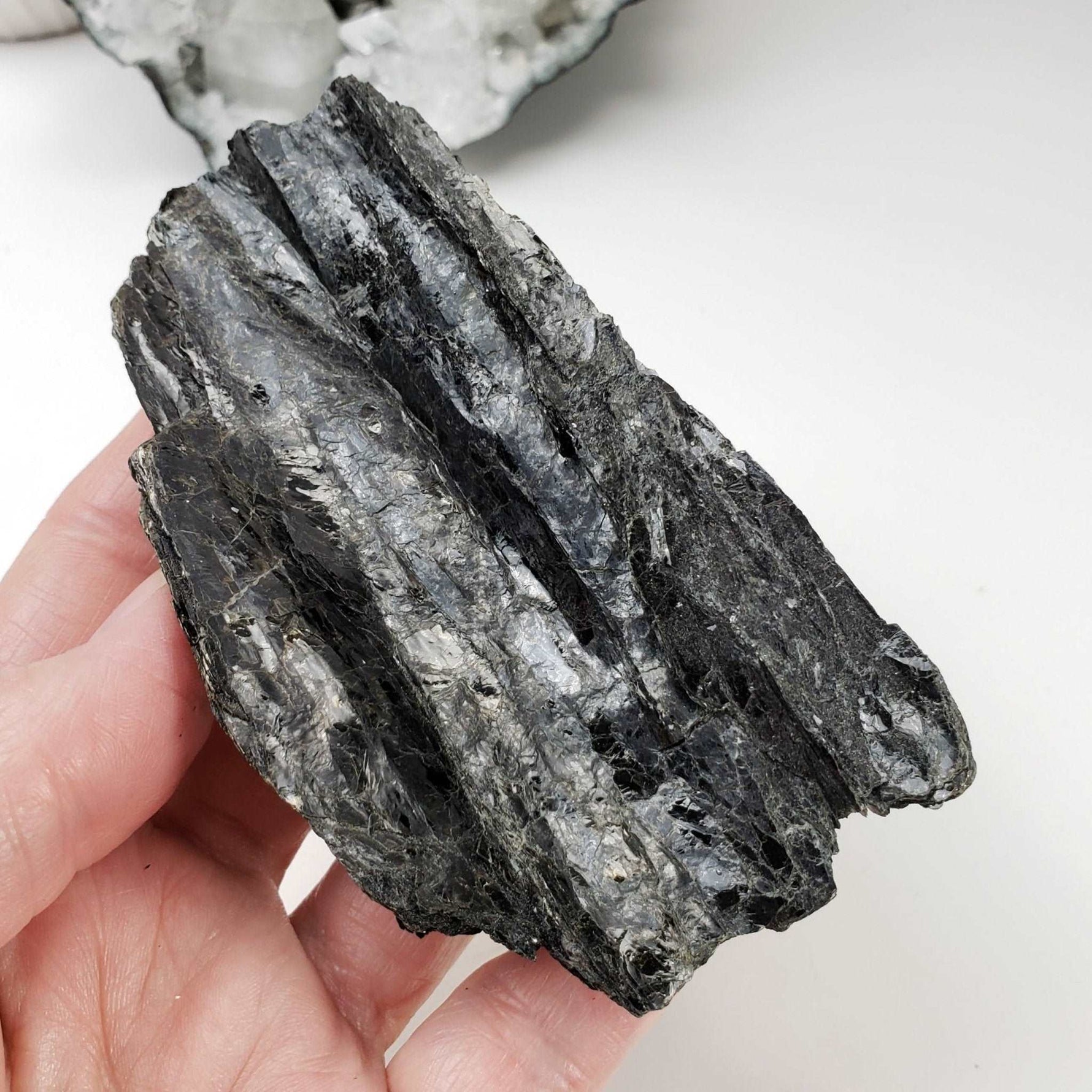  Black Biotite Mica Book Crystal 126 Grams from Córdoba, Spain 