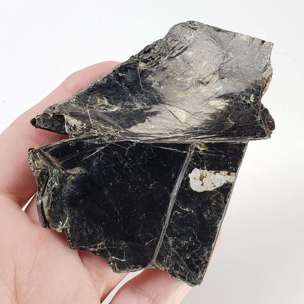   Biotite Mica Book | Black Crystal | 48.8 Grams | Ontario, Canada 