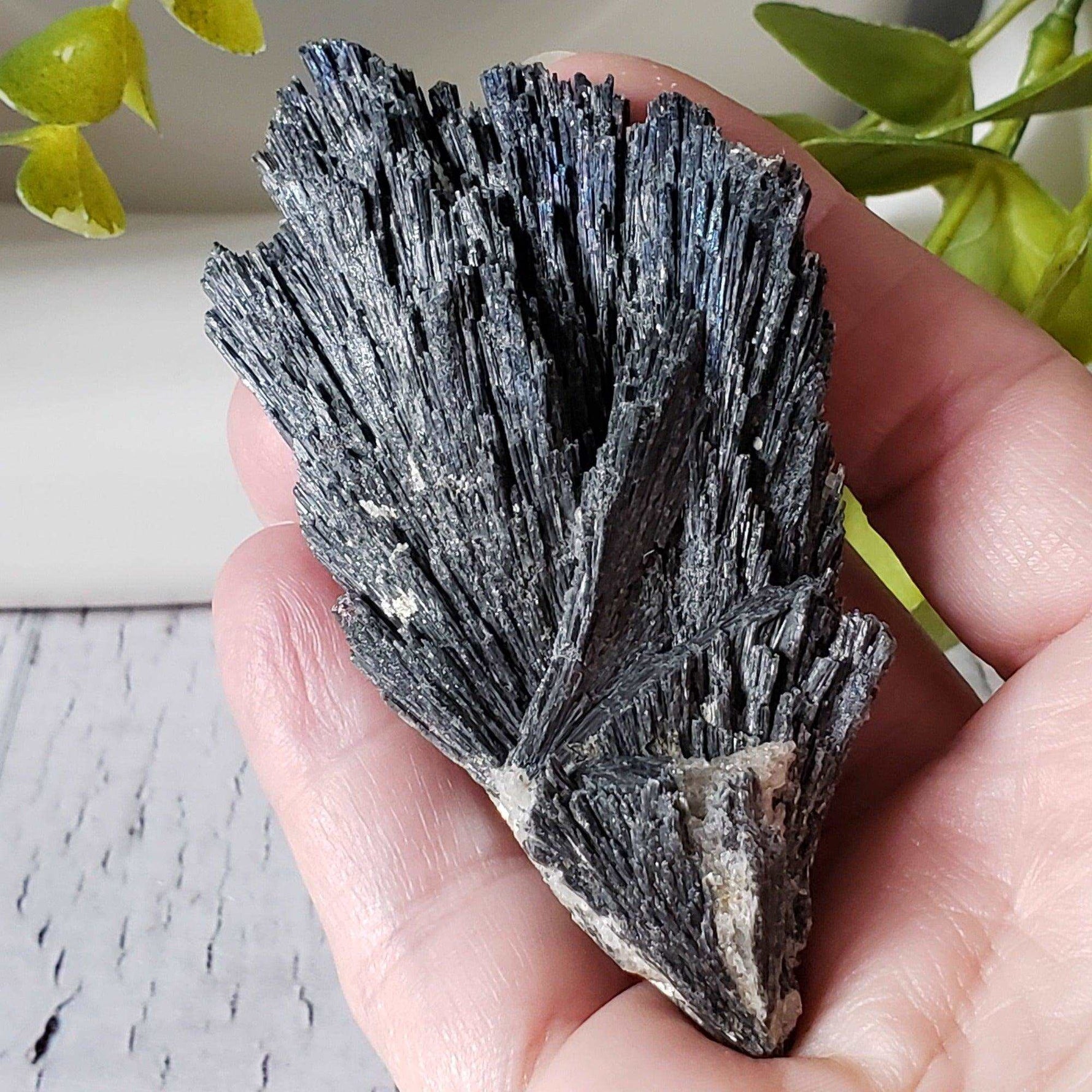  Black Kyanite with Quartz 104.36 grams from Marilac, Minas Gerais, Brazil 