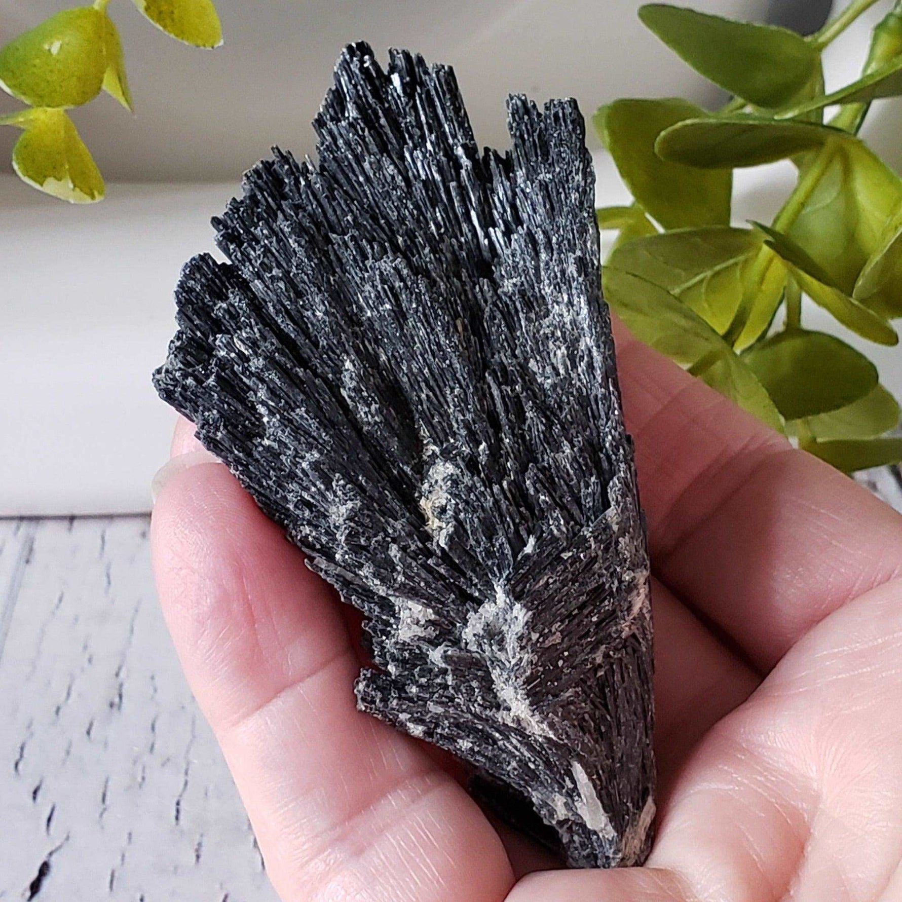  Black Kyanite with Quartz 104.36 grams from Marilac, Minas Gerais, Brazil 