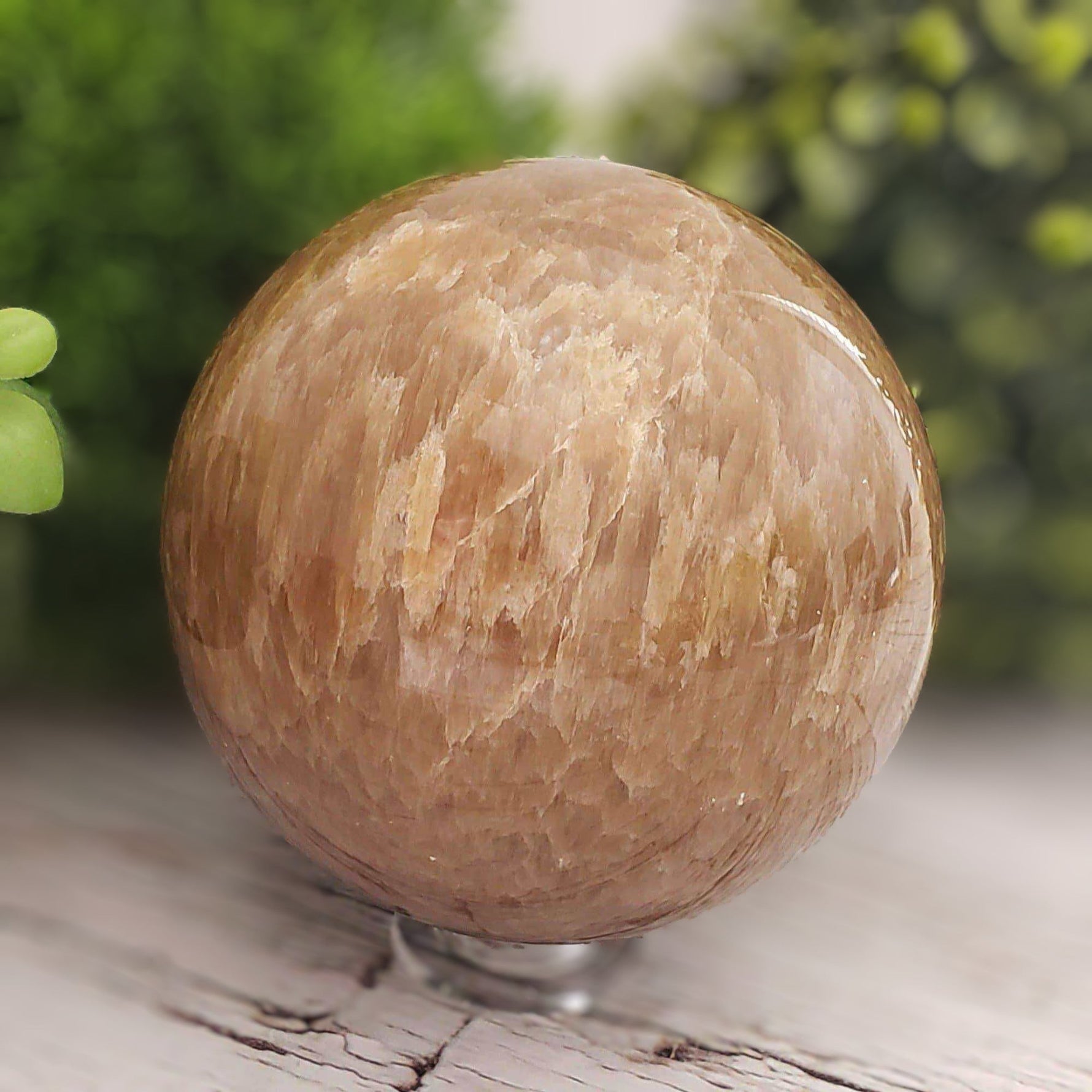 Brown Aragonite Sphere | 107 mm, 4.2 in | 1.9 kg 1