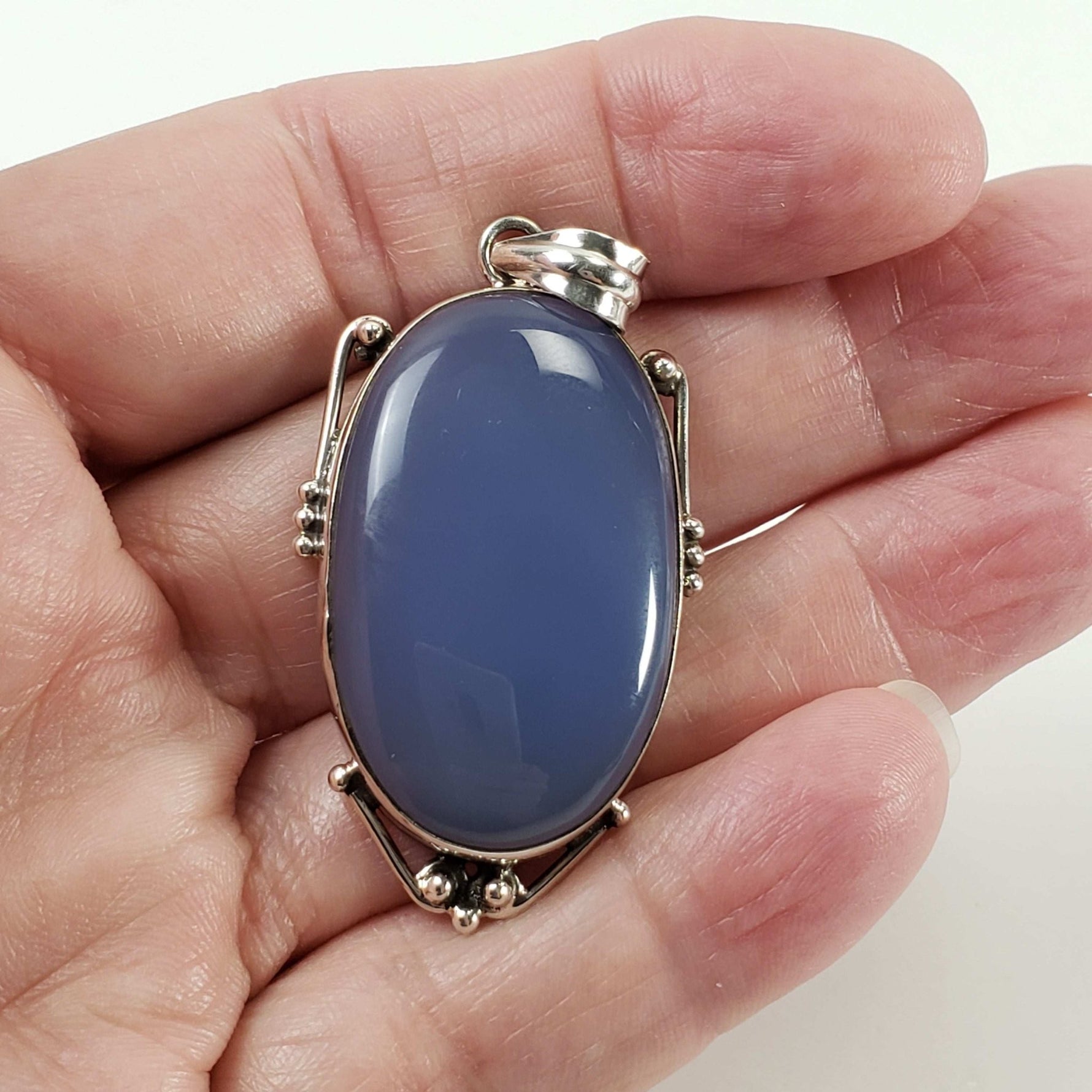   Chalcedony Pendant | 925 Sterling Silver 