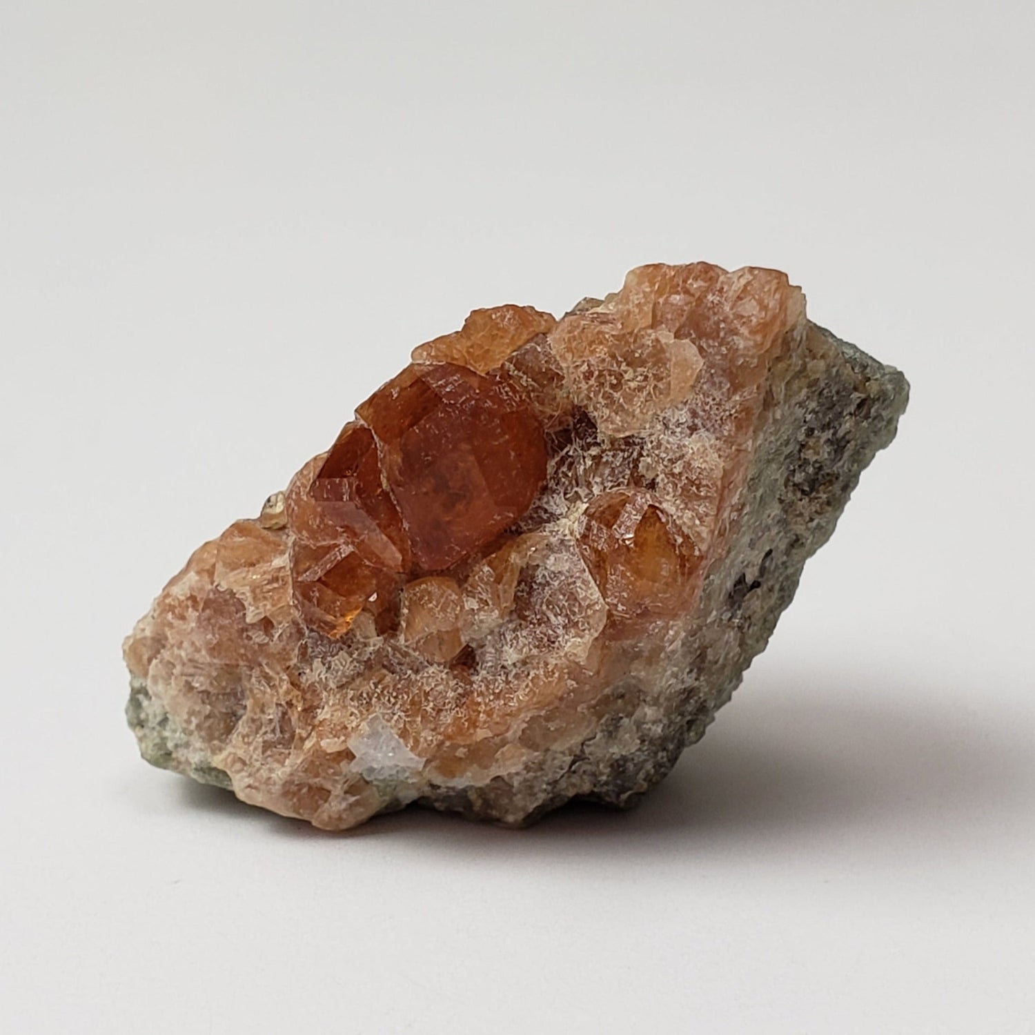 Grossular Hessonite Garnet | Perky Box Thumbnail Specimen | Eden Mills, VT USA