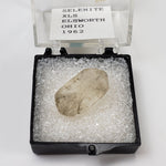 Gypsum var Selenite Crystal | 1962 Perky Box | Ellsworth Mahoning County | Ohio, USA