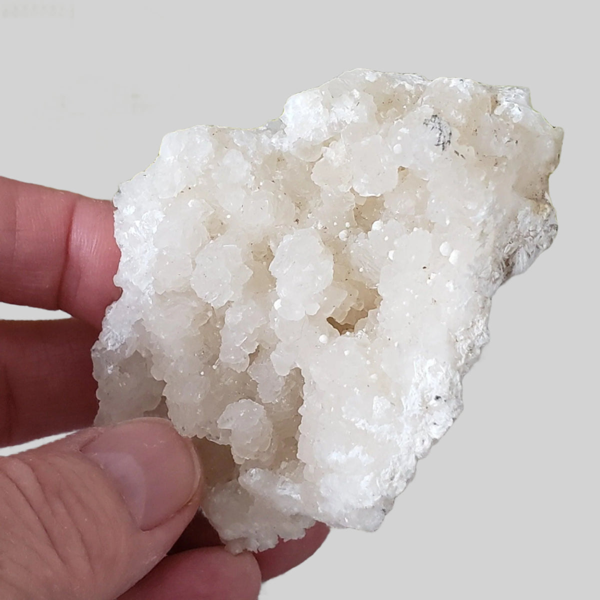   Gyrolite on Prehnite Crystal Cluster | 111 grams | Mumbai, India 