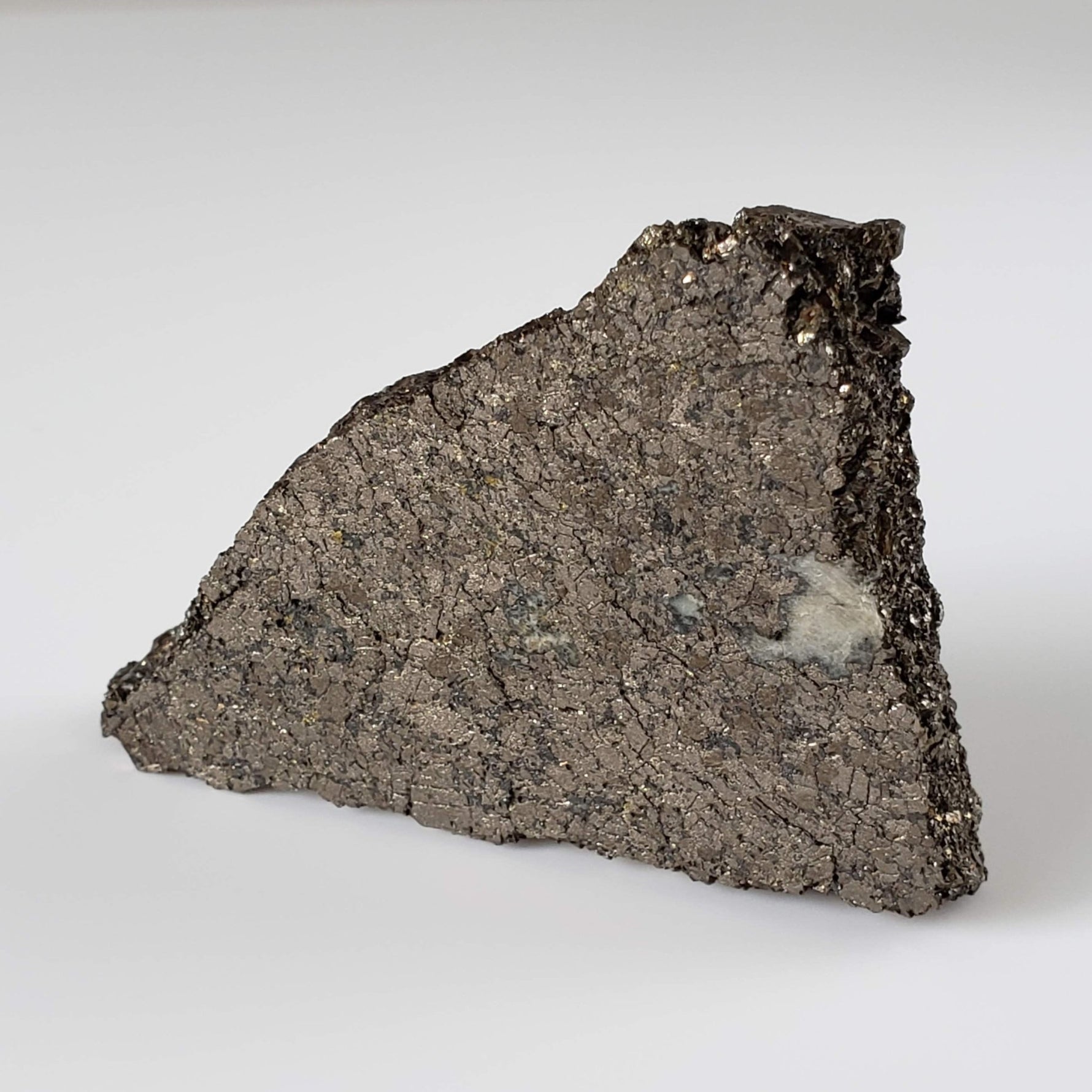   Impact Breccia Part Slice | 58.9 Grams | Metal Rich Impactite | Sudbury Structure, Canada 