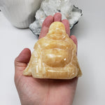 Jade Buddha Carving | Yellow Jade | 437 gr | Hand Carved | China | Canagem.com