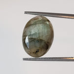 Labradorite | Oval Cabochon | Natural Gray Rainbow | 15.9x12mm 8.1ct