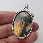   Labradorite Pendant | 925 Sterling Silver 