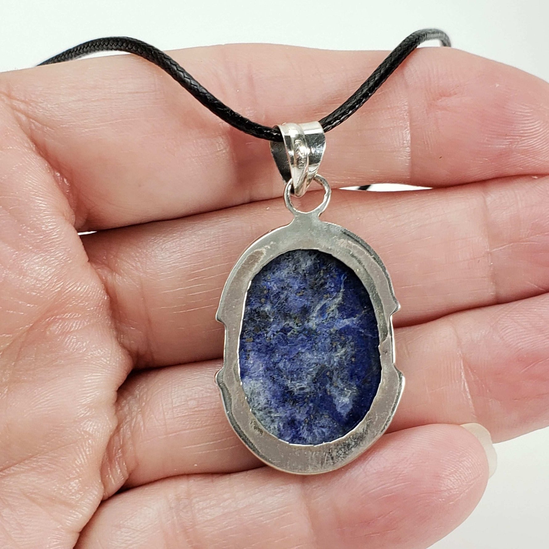   Lapis Lazuli Pendant | 925 Sterling Silver 