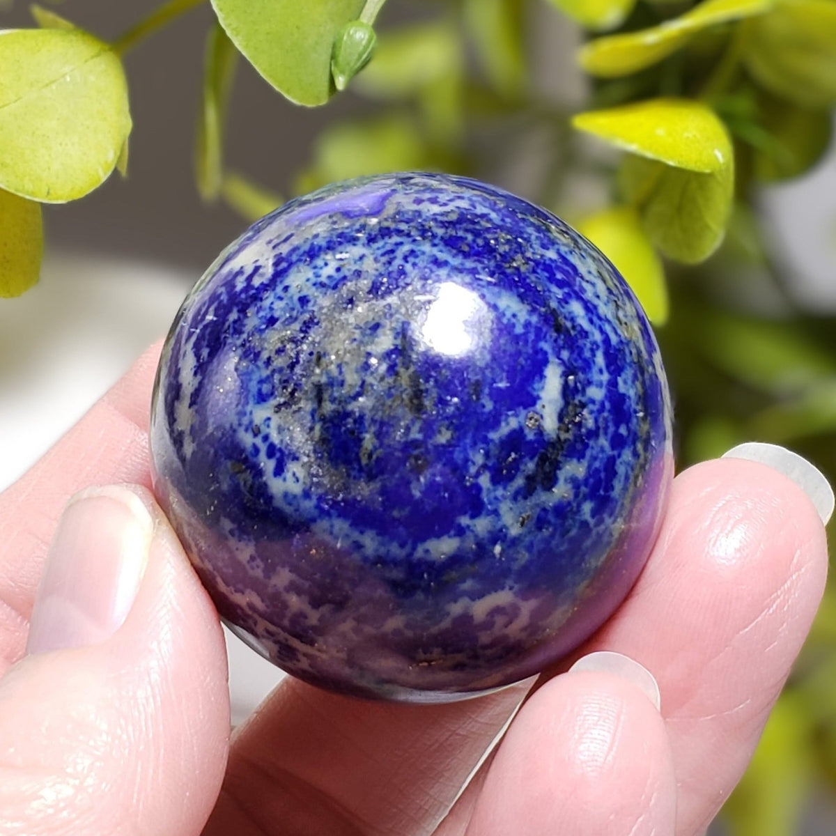 Lapis Lazuli Sphere | Natural Lapis Lazuli | 43 mm, 1.7 in | 125 grams