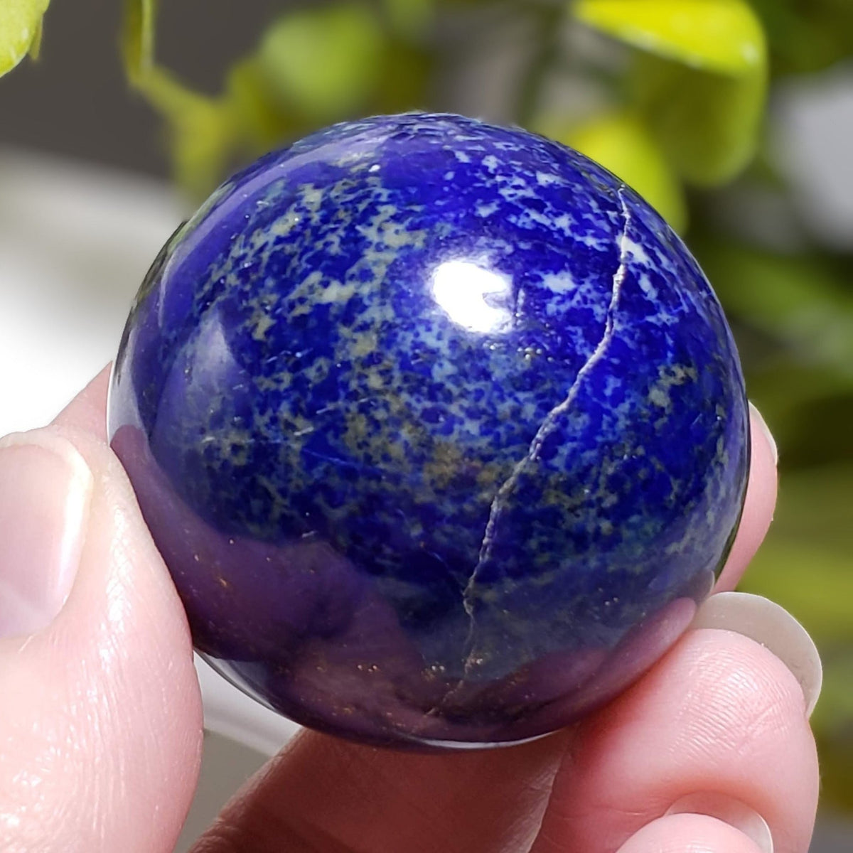 Lapis Lazuli Sphere | Natural Lapis Lazuli | 43 mm, 1.7 in | 125 grams