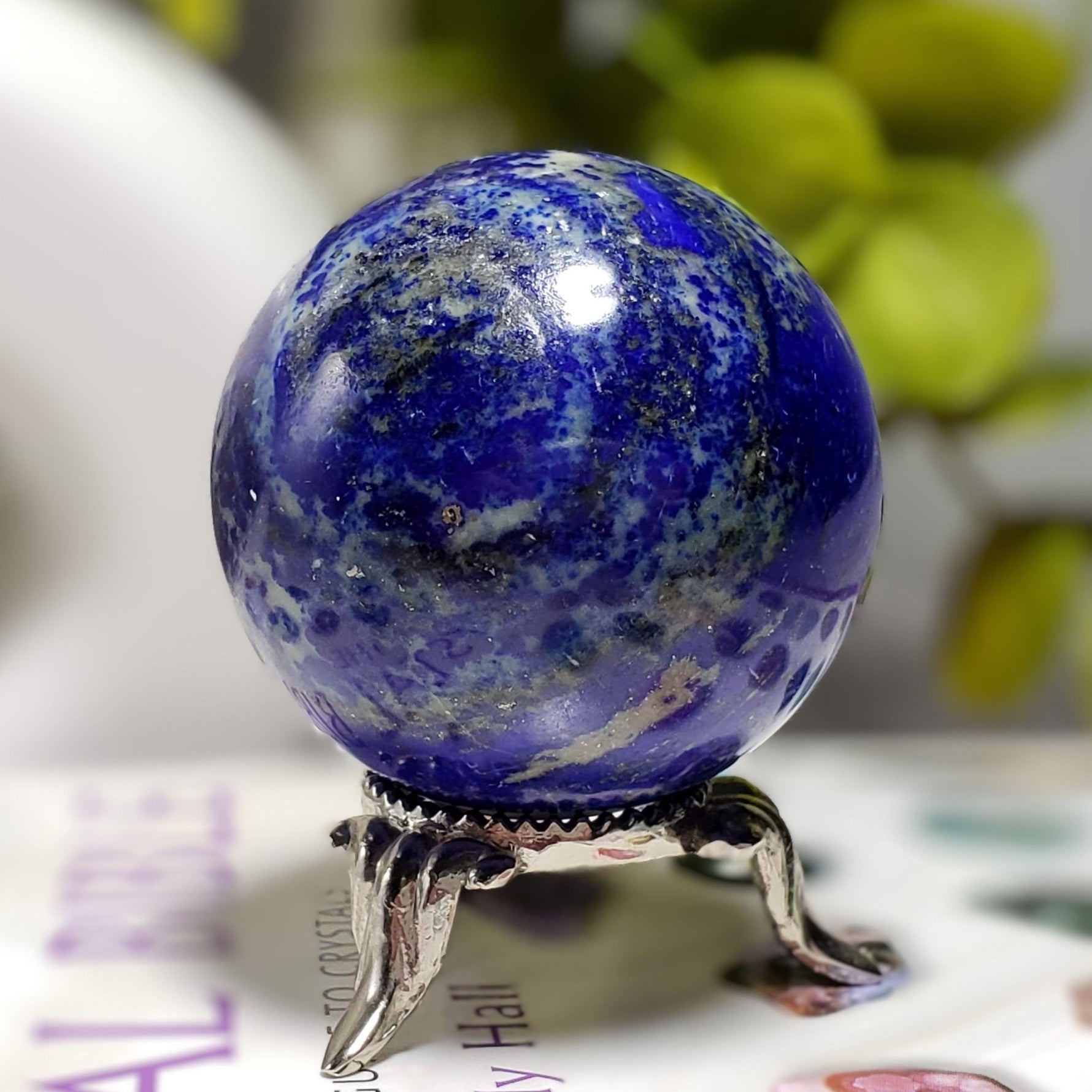 Lapis Lazuli Sphere | Natural Lapis Lazuli | 43 mm, 1.7 in | 125 grams