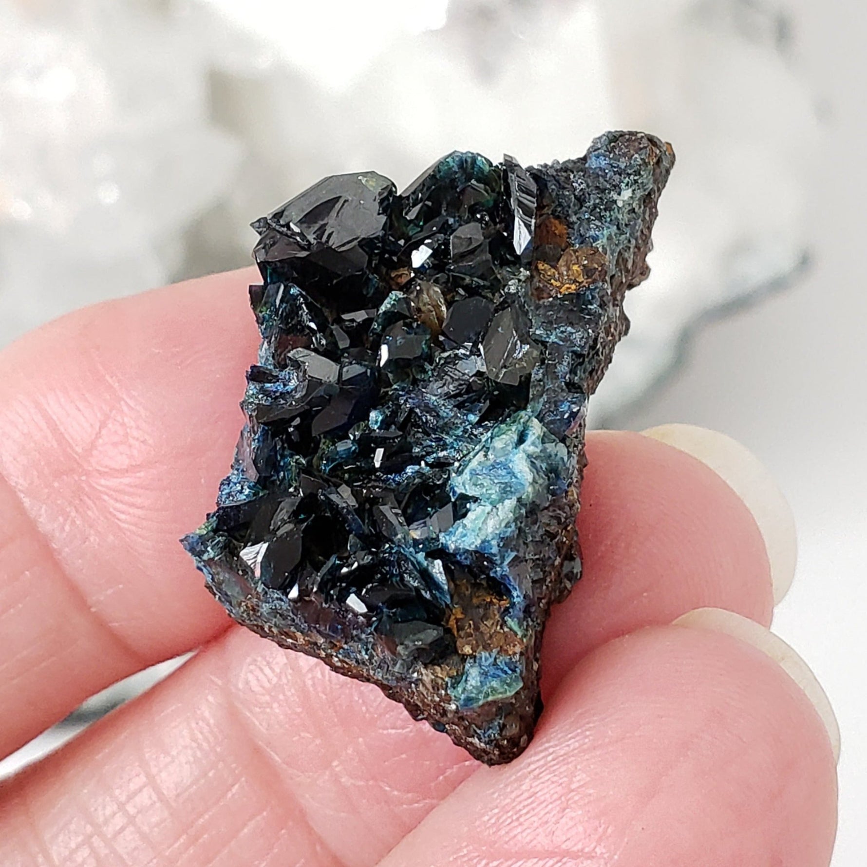 Lazulite Crystal  | 11.3 grams | Rapid Creek, Yukon, Canada