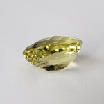 Lemon Quartz | Oval Checkerboard Cut | Lime Green | 16x13mm 11.54ct 4