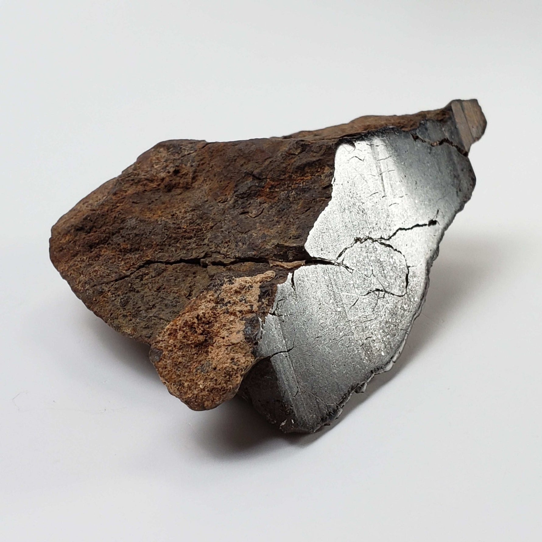   Northwest Africa NWA Meteorite | 184.3 Grams | Individual Cut Fragment | Sahara 