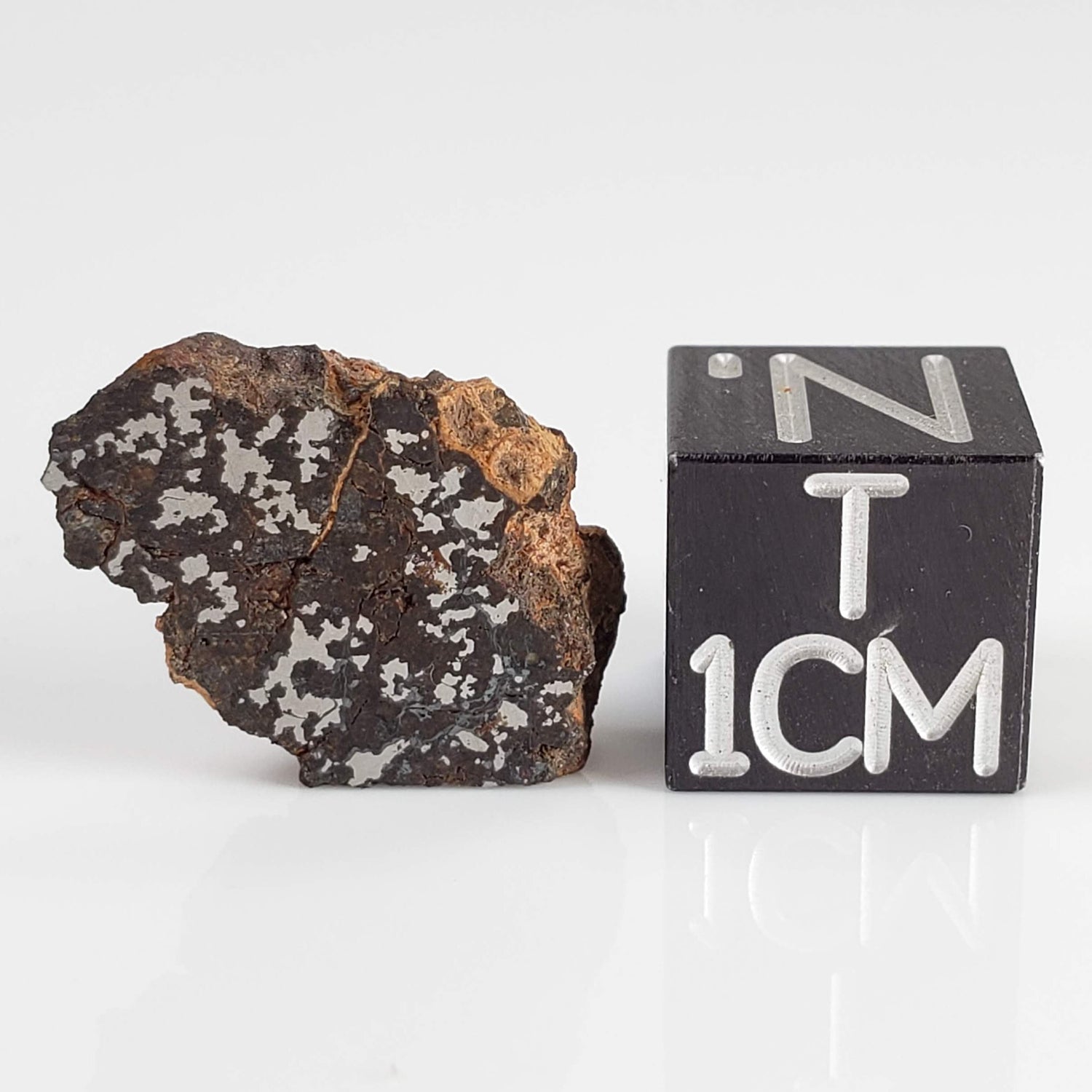 NWA 2945 Meteorite | 2 Gr | Part Slice | Stony Iron Mesosiderite | Northwest Africa Morocco 1