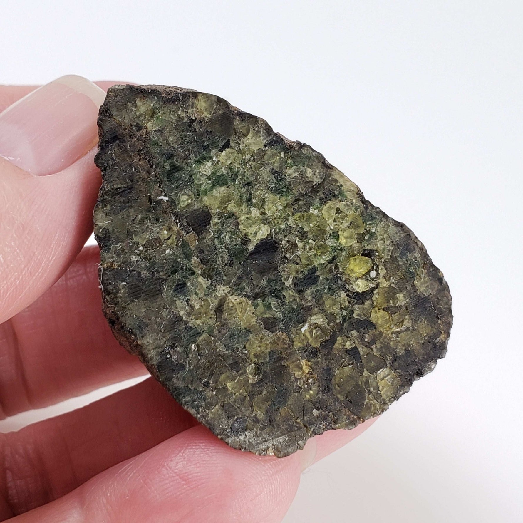   Olivine Volcanic Bomb | Lava Coated Crystal | 36.8 gr | Mt Shadwell Volcano, Australia 