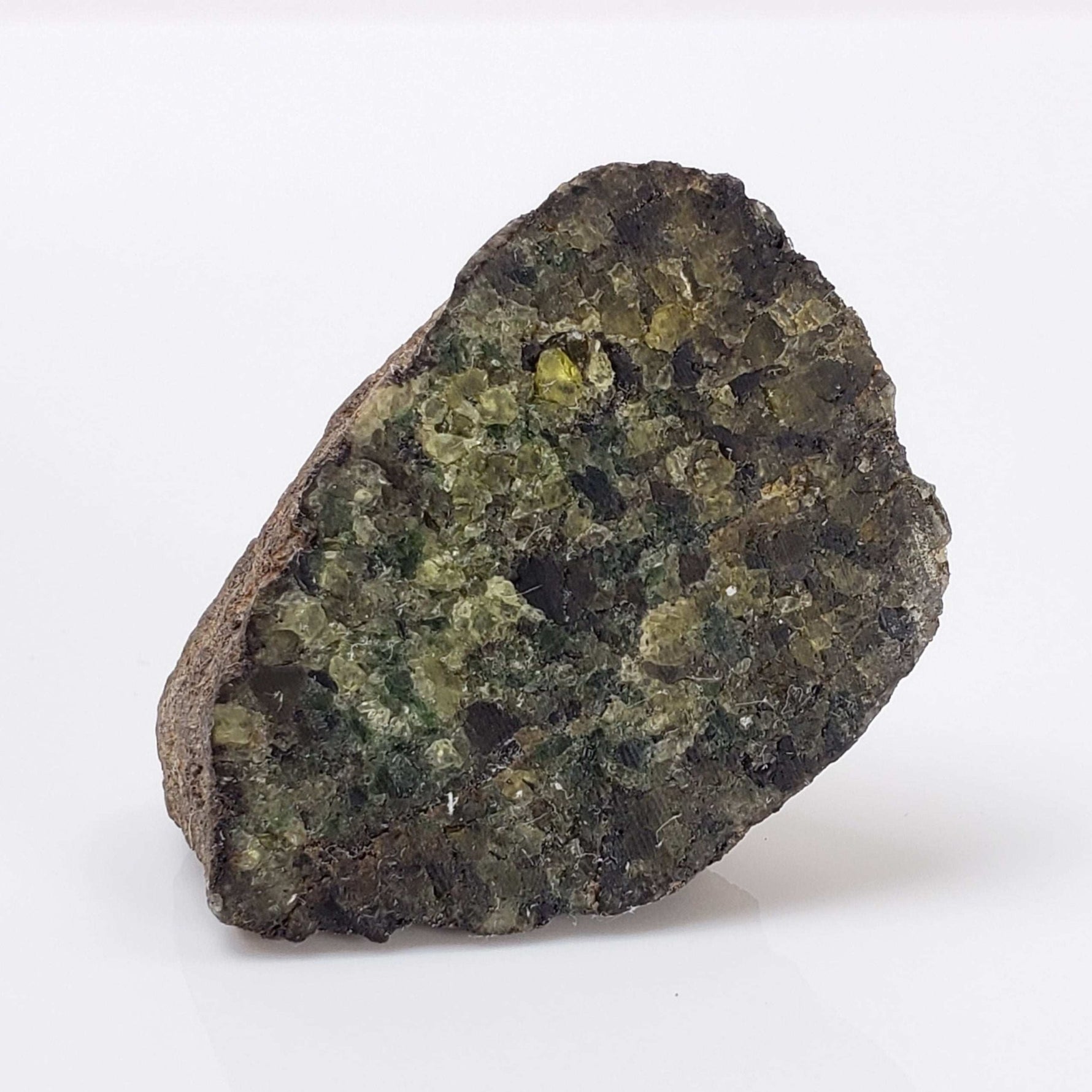   Olivine Volcanic Bomb | Lava Coated Crystal | 36.8 gr | Mt Shadwell Volcano, Australia 