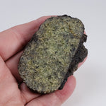   Olivine Volcanic Bomb Slice | Lava Coated Crystal | 69.5 gr | Mt Shadwell Volcano, Australia 