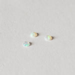 Opal | 3 Piece Lot | Round Cabochon | White Rainbow | 1.6-1.7mm